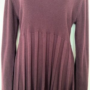 Calvin Klein plum colored sweater dress. Size large. Great condition